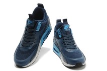 Темно-синие кроссовки женские Nike Air Max 90 SneakerBoot NS на каждый день